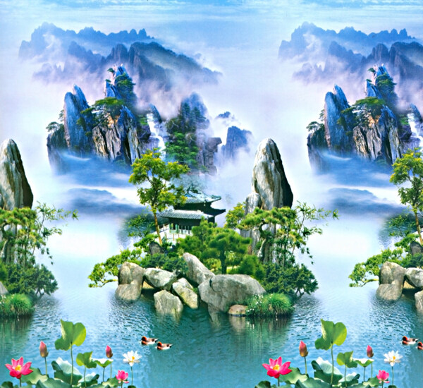 山水圖片