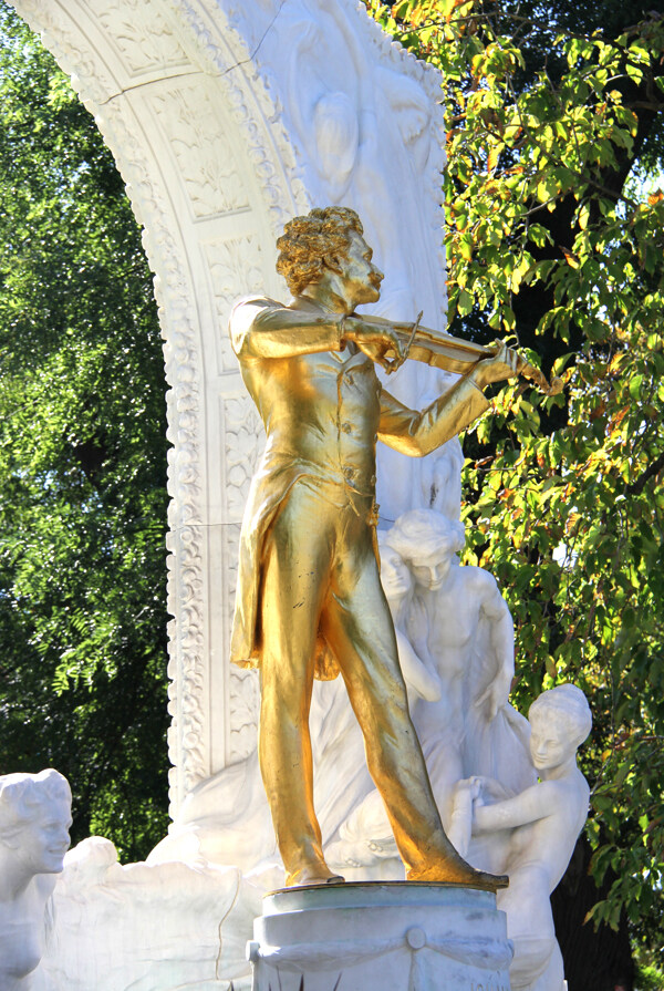 金色雕像约翰183施特劳图片