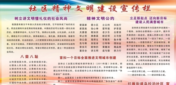 精神文明建設(shè)宣傳欄圖片
