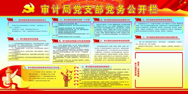 黨支部黨務(wù)公開欄圖片