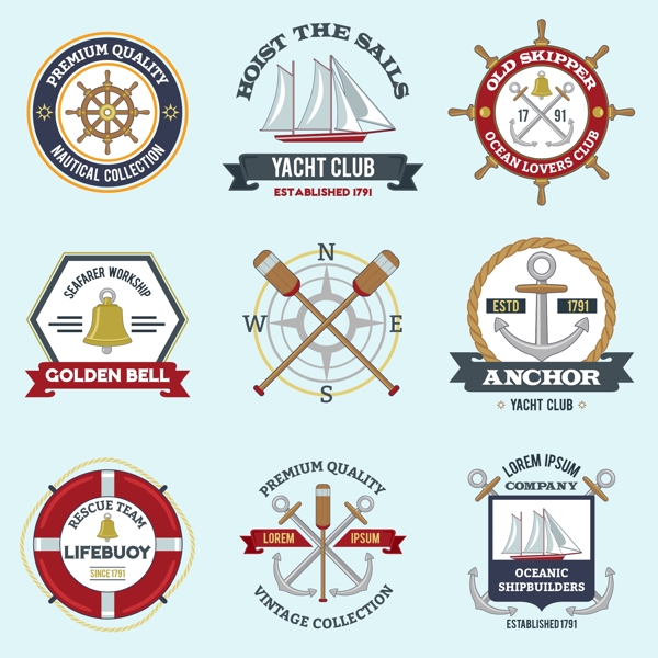 帆船俱乐部logo