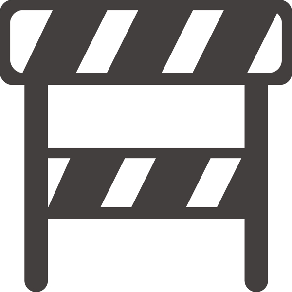 屏障字形圖標