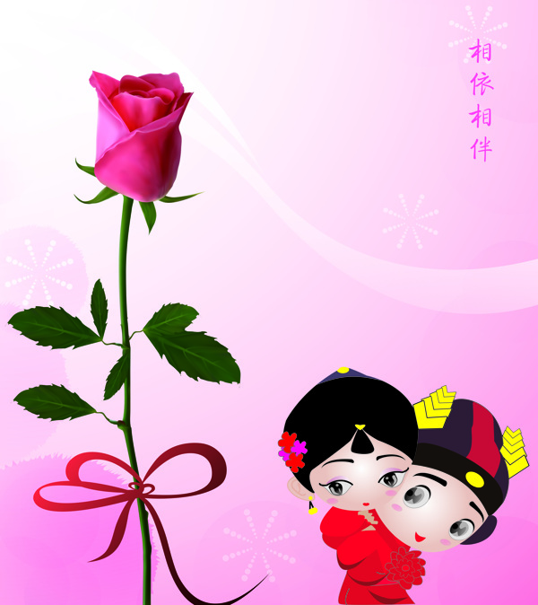 紅玫瑰花移門