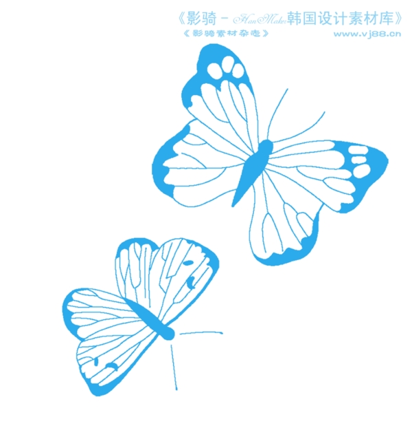 花紋花朵裝飾修飾HanMaker韓國設計素材庫