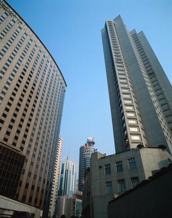 现代城市大楼图片