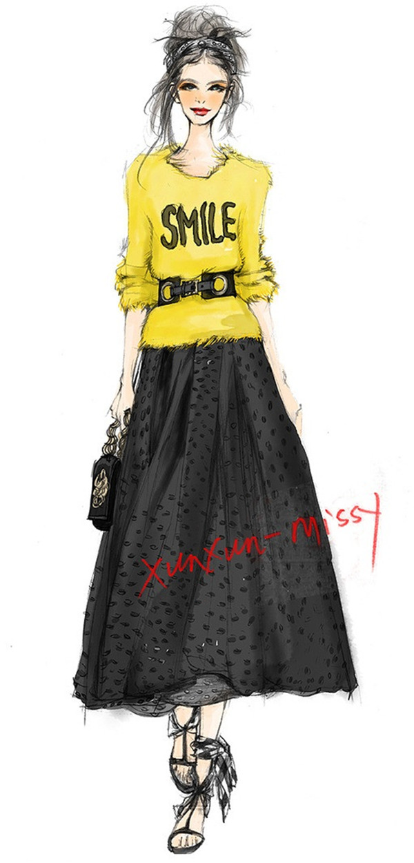 手繪服裝設(shè)v