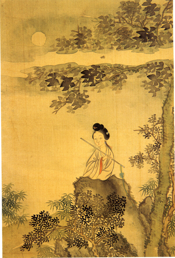 紅樓夢(mèng)人物國(guó)畫人物名著人物古典女性圖片