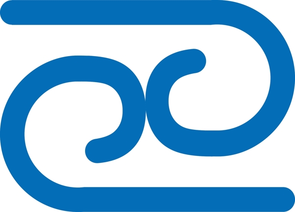 學(xué)佳澳藍色扁平原創(chuàng)LOGO