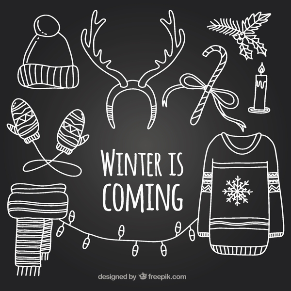 冬季即将到来的插图