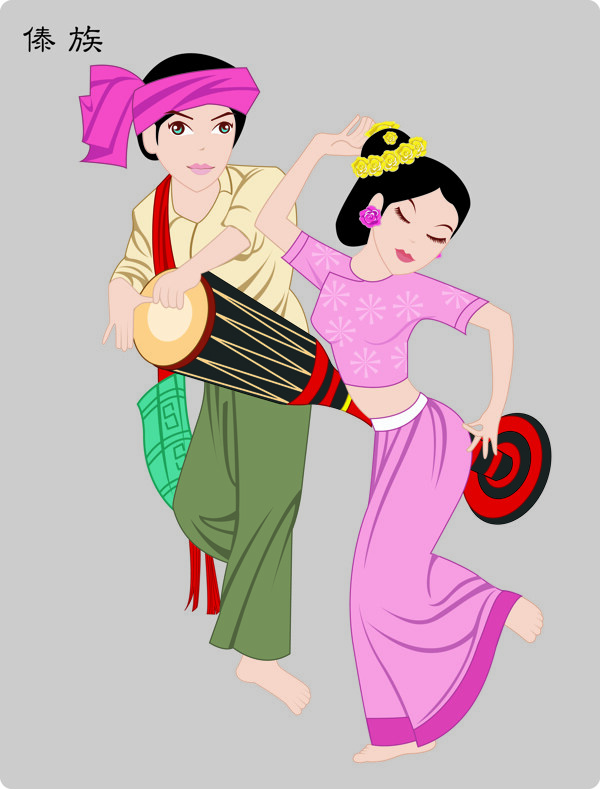 少數(shù)民族傣族