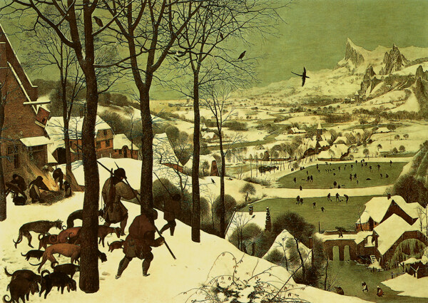 雪中猎人图片