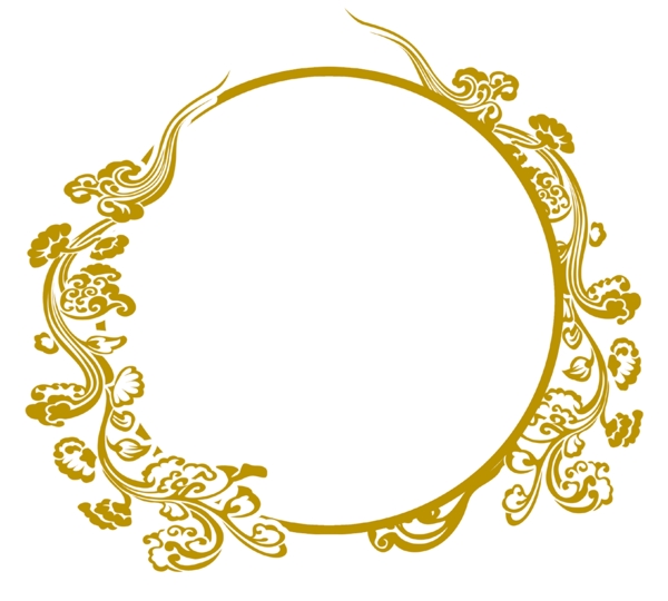創(chuàng)意花邊云紋框圖片