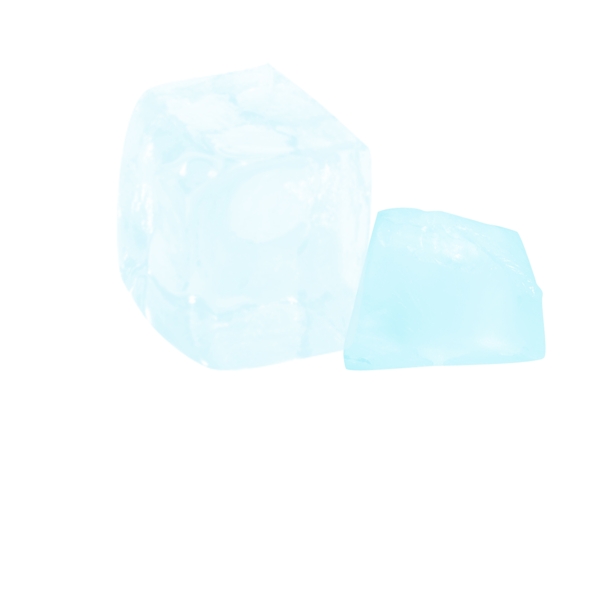 几何冰晶冰块元素