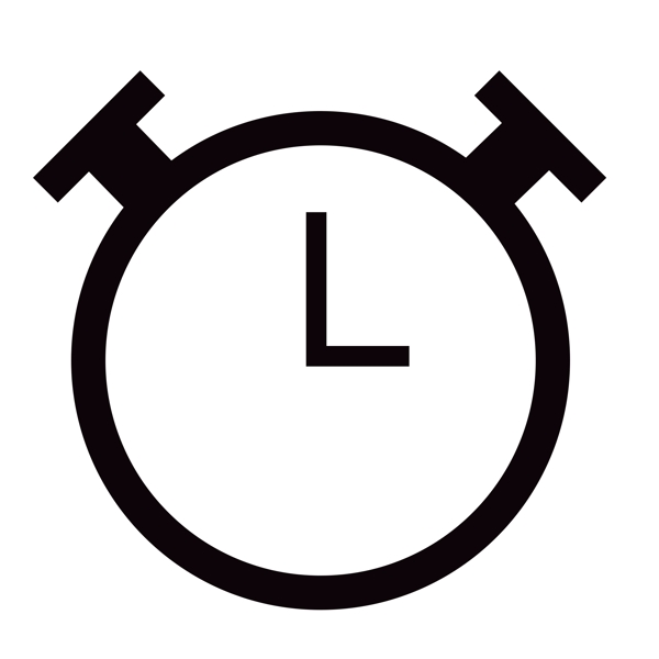 线性钟表图标元素素材免费下载