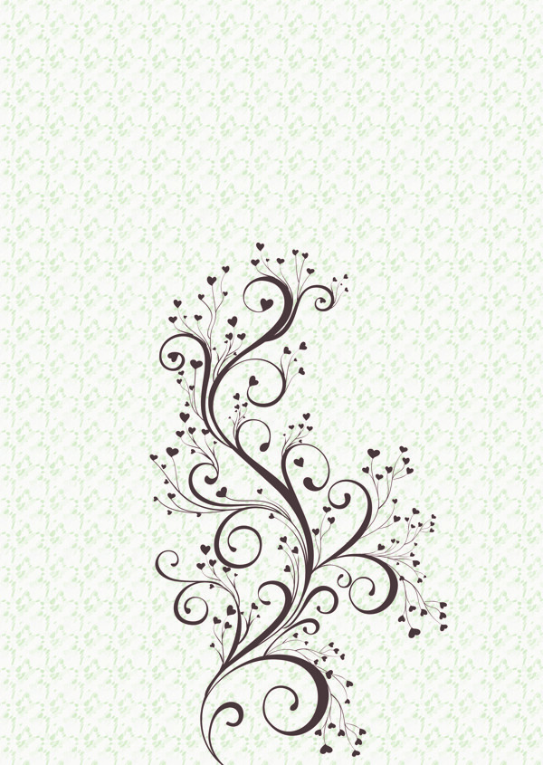 潮流墻紙花紋圖