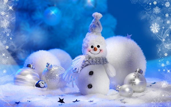冬季雪人