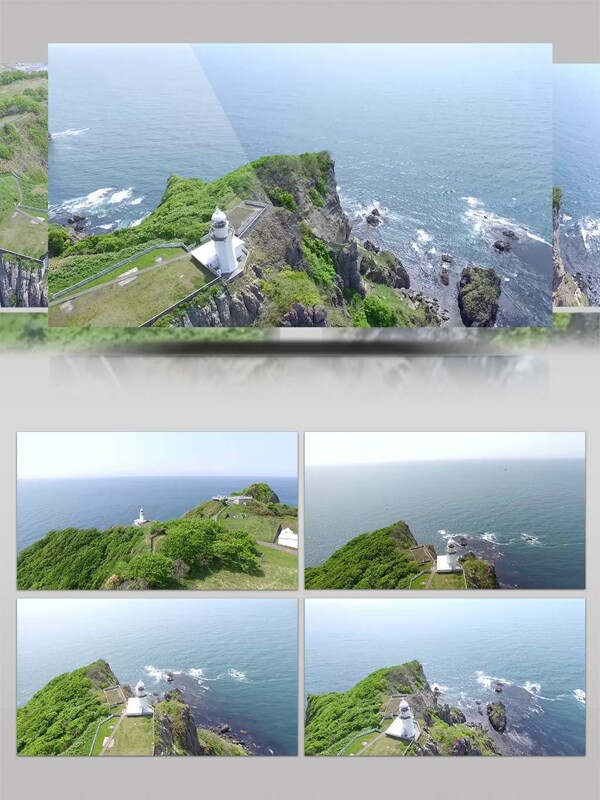 4K超清航拍北海道旅游景观视频素材