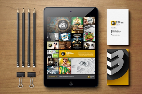 ipadmockup源文件辦公VI