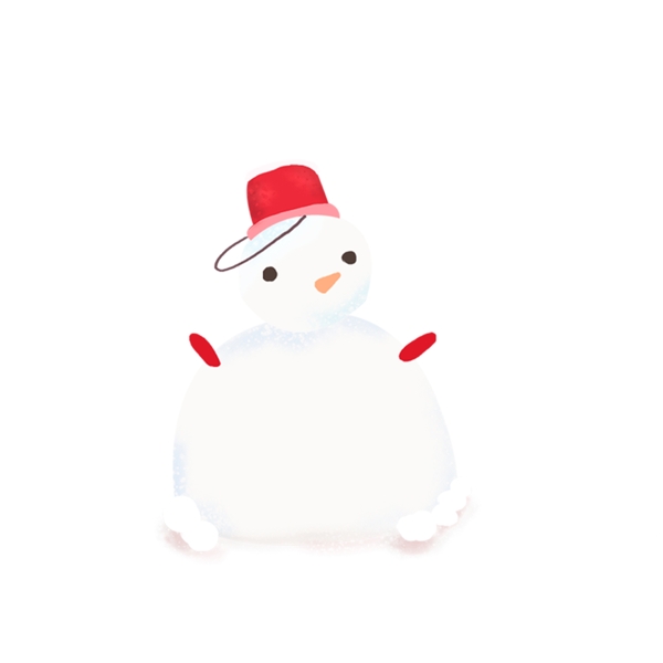 可愛冬天小雪人設(shè)計可商用元素