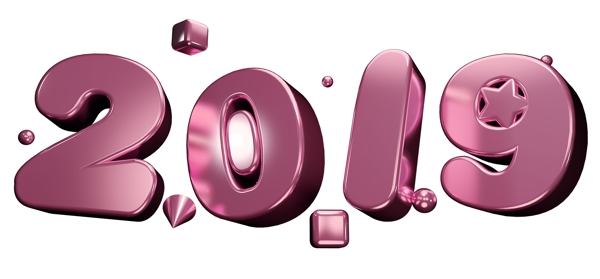 新年快樂(lè)3D字體設(shè)計(jì)