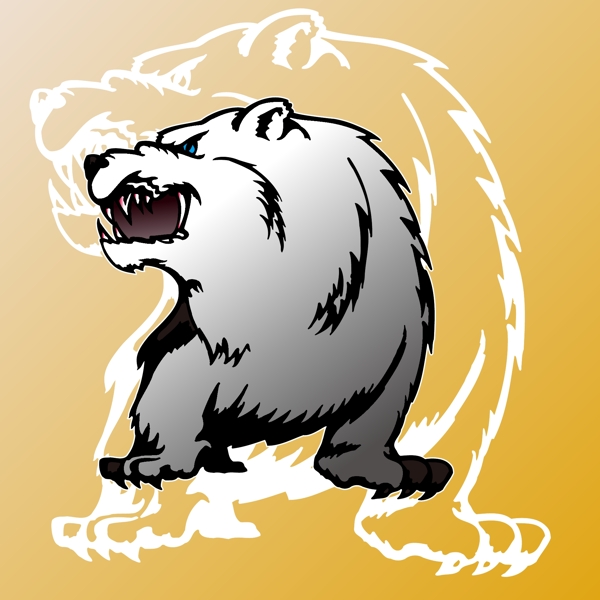 印花矢量圖靚仔裝動物個性潮流免費素材