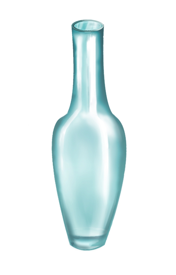 立体玻璃瓶子插图