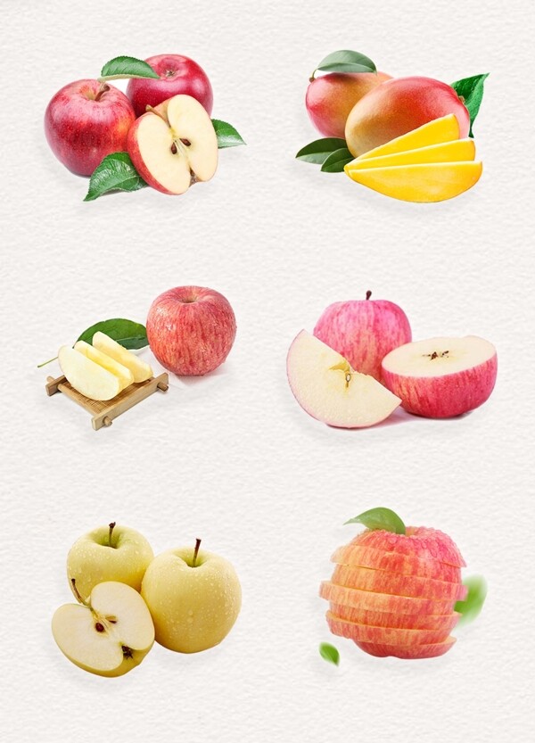 美味水果透明png免扣素材设计