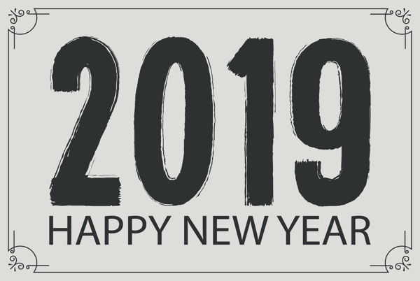 矢量2019日历元素