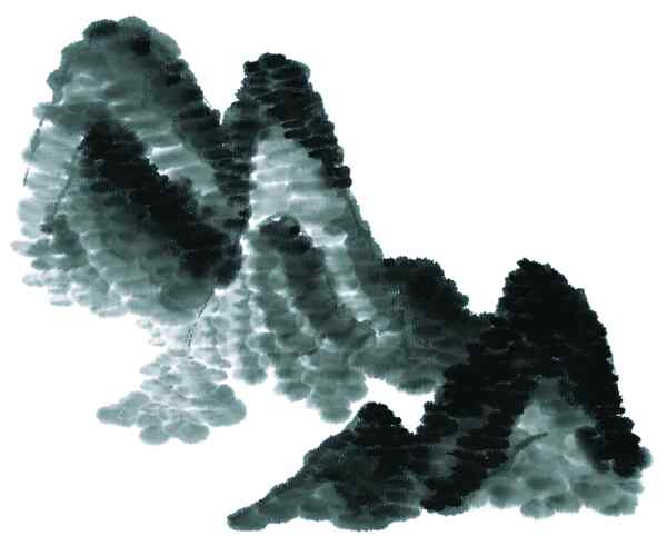 水墨山水畫圖片