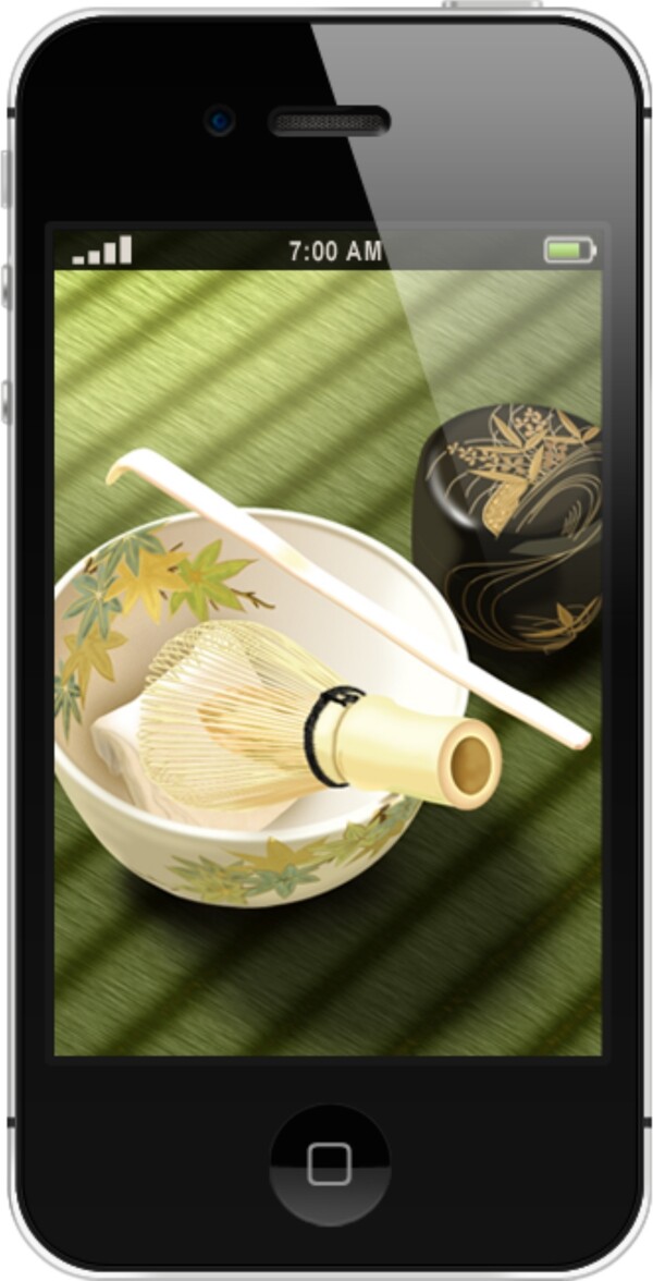 黑蘋果iPhone4S手機(jī)樣機(jī)PSD