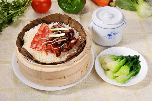 臘味荷葉飯圖片