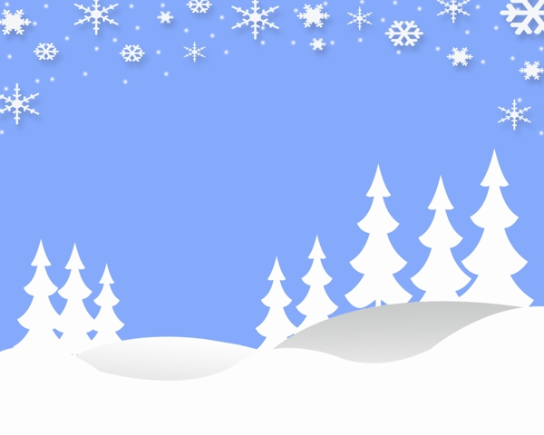 冬季雪地背景