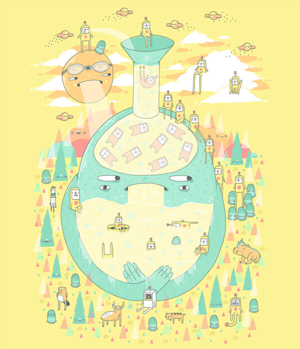 位圖插畫插畫師Randyotter藝術效果免費素材