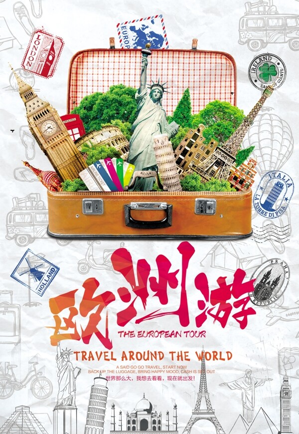 歐洲游海報