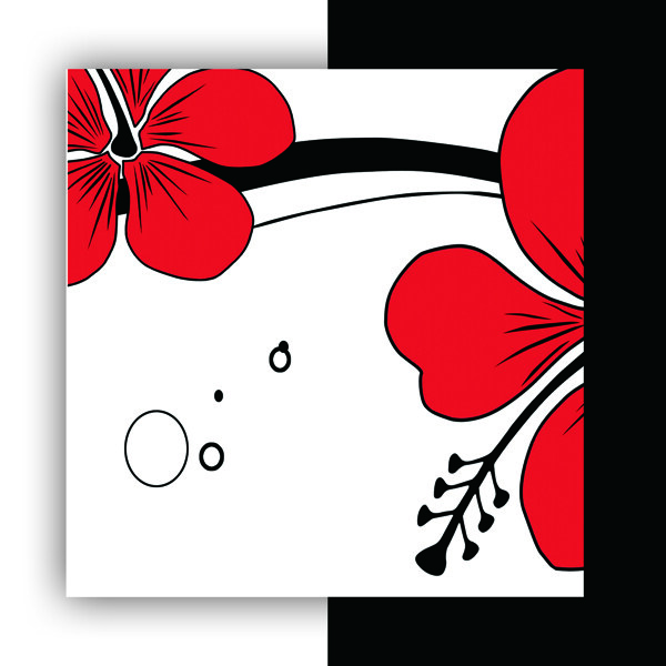 花紋無框畫圖片