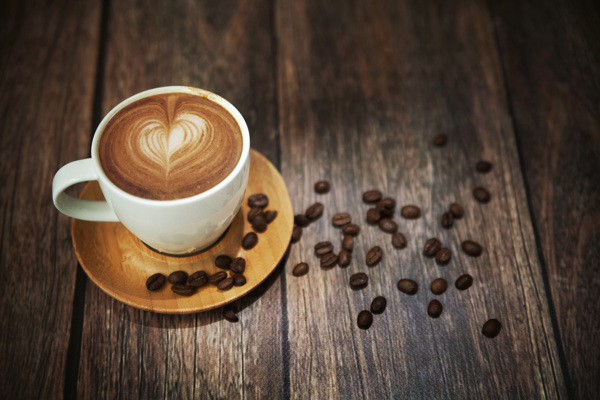 心形花式咖啡图片