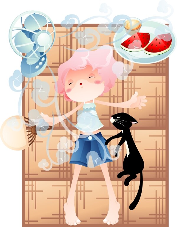 炎熱的夏天