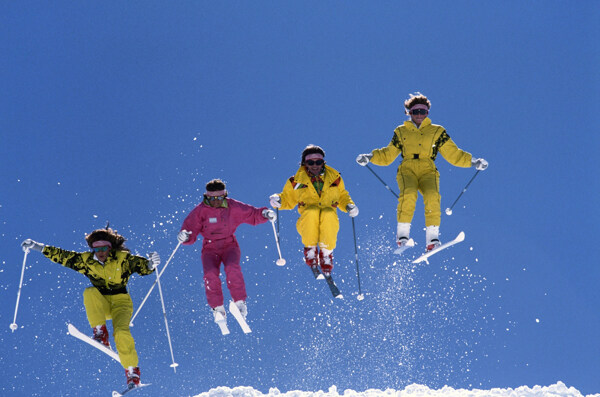 飞越滑雪图片
