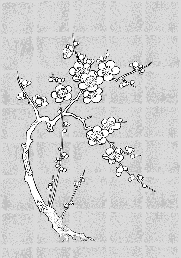 日本風(fēng)格矢量植物以及部分動(dòng)物素材圖片