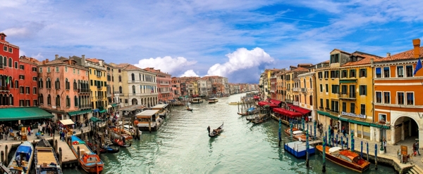 威尼斯大运河城市意大利
