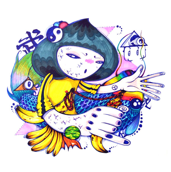 位圖插畫插畫師saycr沈陽免費(fèi)素材
