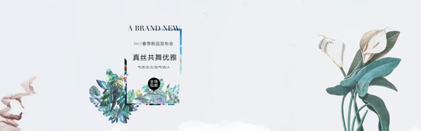 淘寶電商海報服裝女anner背景