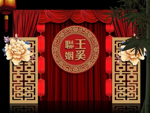 婚禮背景圖片