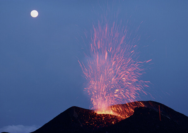 火山火山爆发火山喷发火山图片火山的图片熔岩蓝天白云热气温泉旅游澳洲摄影旅游摄影国内旅游摄影图库