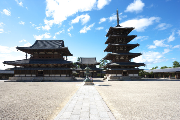 日本奈良法隆寺图片