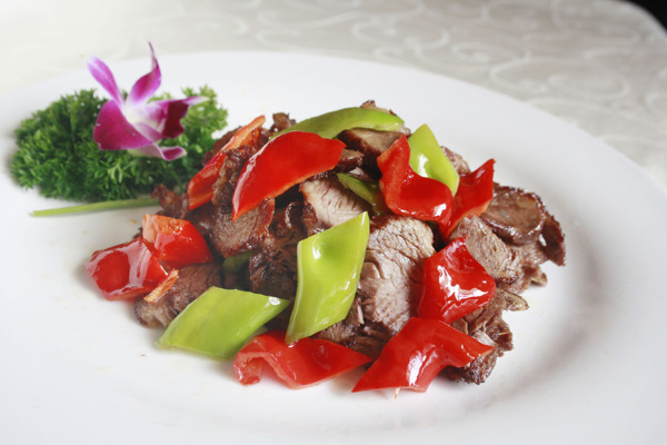青椒牛肉圖片