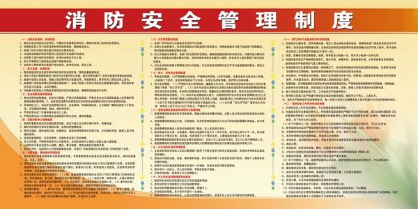 消防安全管理制度圖片