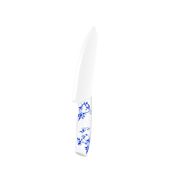 青花陶瓷刀水果刀