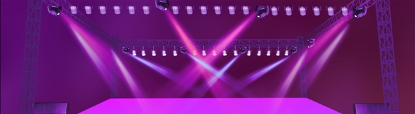 电商紫色舞台灯光背景