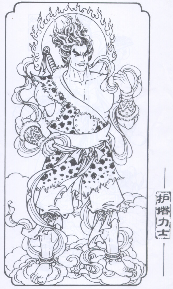 護(hù)塔力士圖片